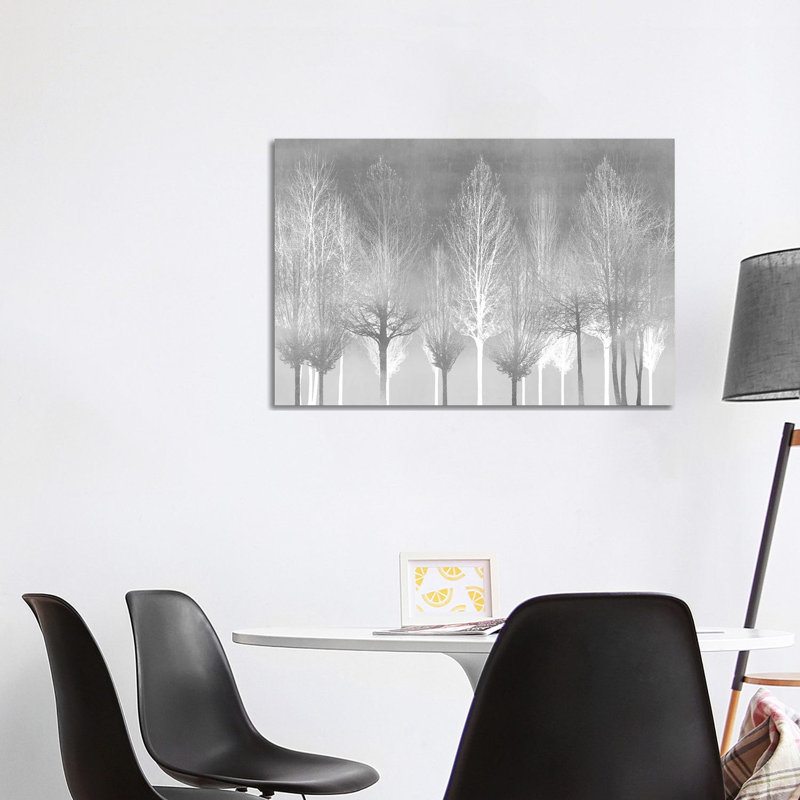 Silver Trees by Kate Bennett - Wrapped Canvas Painting, 101.6 cm H x 66.04 cm W x 1.91 cm D