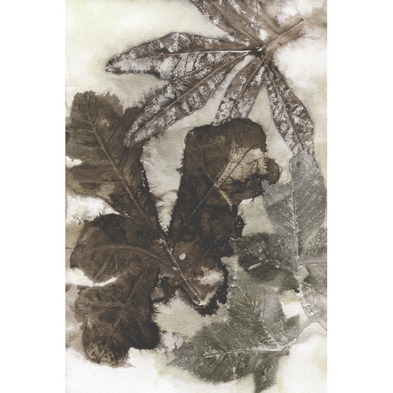 Oak Leaves by Kathryn Phillips - Wrapped Canvas Painting, 30cm H x 20cm W