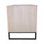 Maison de chat moderne en bois avec tapis à gratter - 47,64 po x 21,46 po x 25,98 po, 76,4 lb