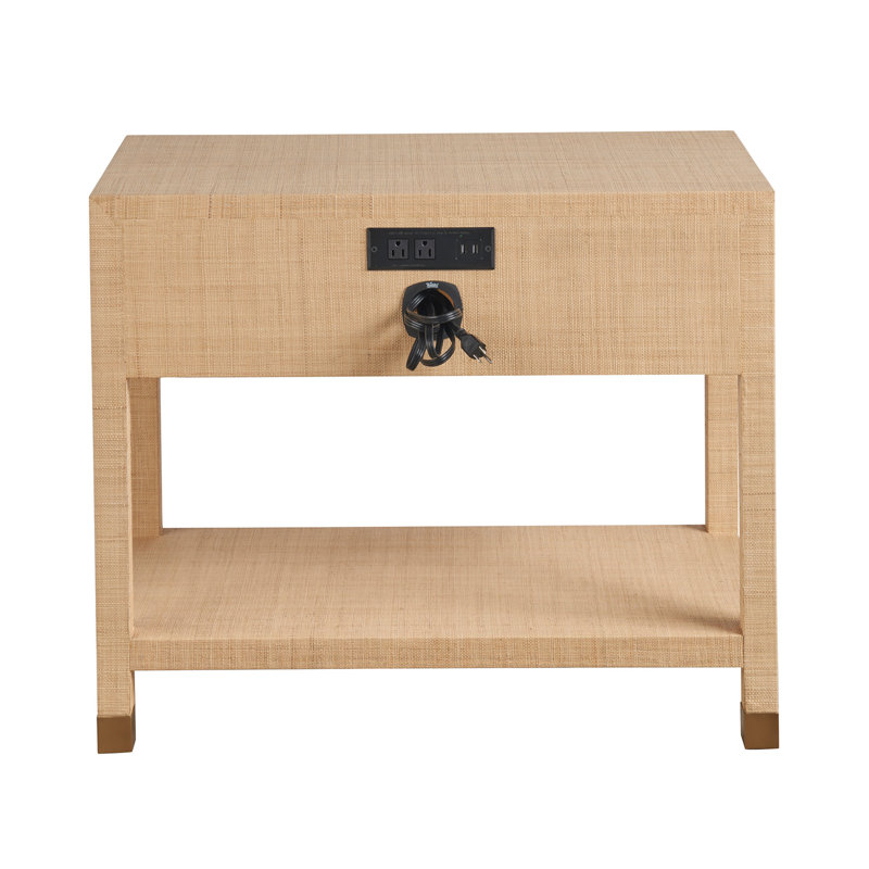 Leah 1 - Drawer Nightstand