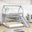 Lit superposé simple au dessus d'un lit double Perrie Kids-2010062204