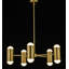 Lustre spoutnik 5 lumières DEL Tralana-506245146