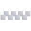 Set of 8 Garden Chair Cushions SASSARI PREMIUM 46 x 46 cm-115362434