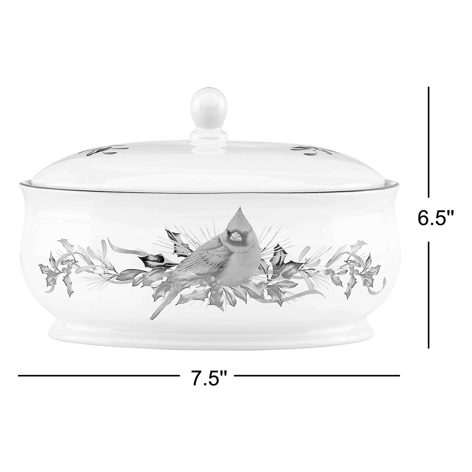 Winter Greetings Porcelain Serving Dish