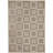 Glendalys Geometric Machine Woven Polypropylene Indoor / Outdoor Area Rug in Brown/Sand/Beige-693544464