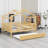 Wooden House Bed with Trundle-101824686-126131859