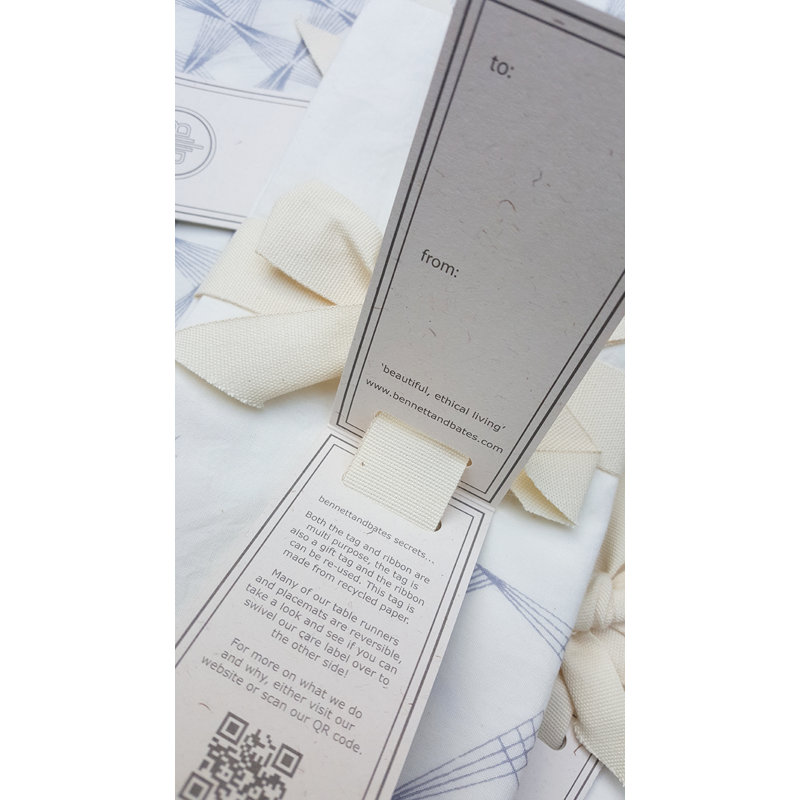 Thaksin Cotton Animals Square, Blue