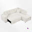 Canapé modulaire rembourré 4 pièces avec repose-pieds-102402905