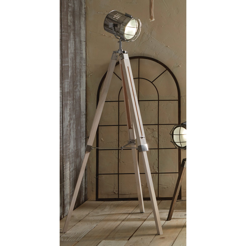 Barreiro 139cm White Tripod Floor Lamp