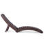 Chaise longue pliante avec roulettes-130622739