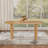 67"L×33.5"D Oval Natural Wood Oak Dining Table with Double Pedestal Kitchen Table with Solid Wood Base Seats 6 for Living Room Dining Room-1569159257-1569159238