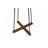 Biddeford 12 - Hook Freestanding Coat Rack in Natural Brown/Black