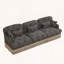 Canapé 3 places en chenille Comfy-1643017428