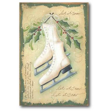 Clemence Notebook Ice Skating Xmas S00 - Art of Living - Books and