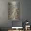 «Michigan Avenue North From River Chicago» par Wild Apple, art mural en métal, 24 po x 36 po-2140691731