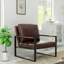 Fauteuil en similicuir 24,83 po Eritrea-1012264083