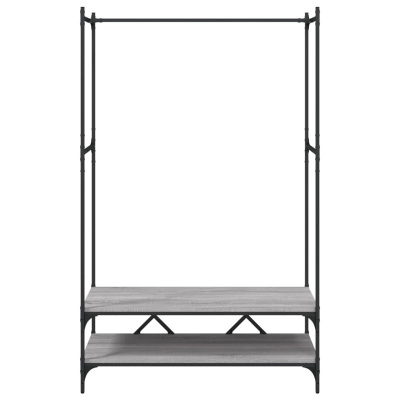 Caledon 100cm Clothing Rack, Grey Sonoma