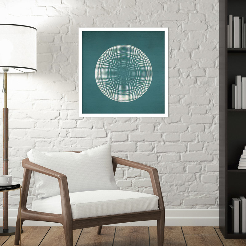 Circles by Incado, 21" H x 21" W x 1" D, White