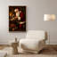 " Santa With Nativity Scene Traditional Christmas Decor Framed Print Wall Art "-2107585000-2107585007