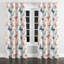 Rideaux à motif animalier avec œillets rouges - 1 panneau-211206335-211206330