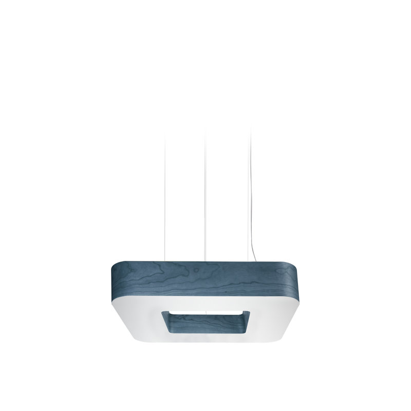 Cuad 8 - Light LED Chandelier, Natural Beech, 2700K LED