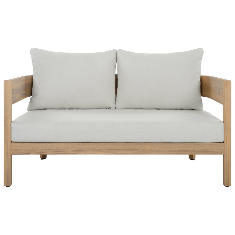 Kaiiden Patio Bench + Table, Oak
