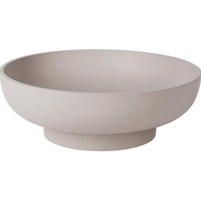 Grand bol décoratif gris