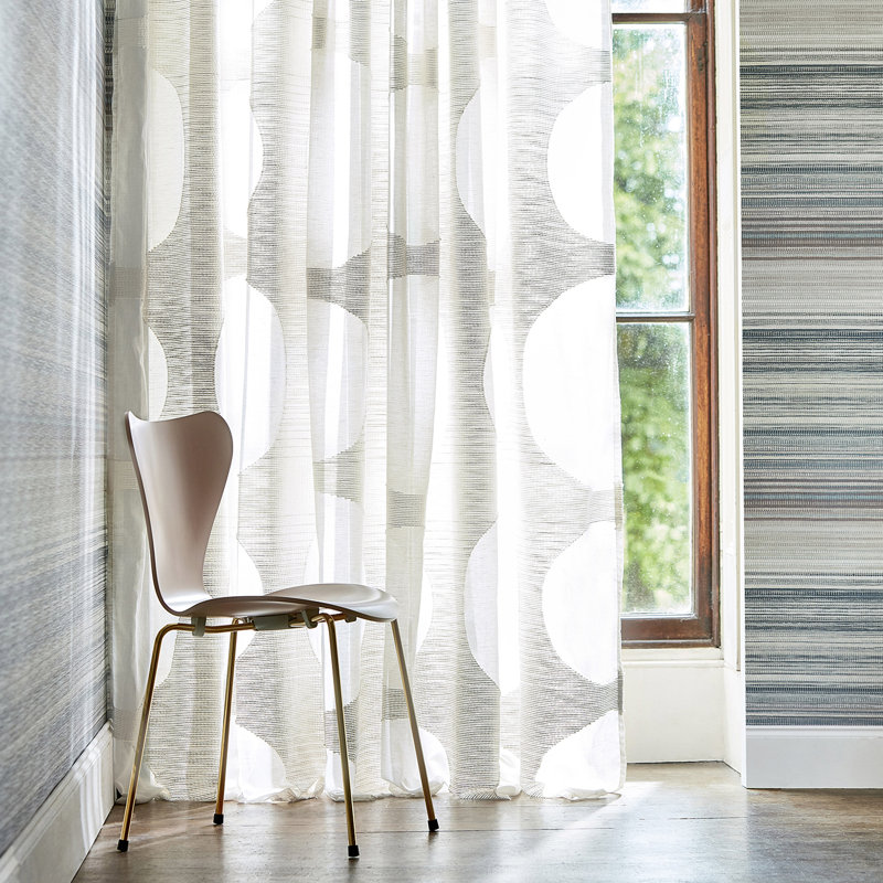 Rotunda Fabric, Chalk/Linen