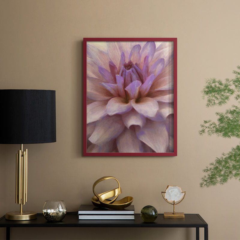 Soft Flower Petals II Framed Print - Solid Wood