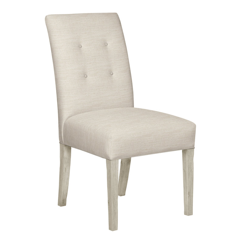 Chaise d'appoint à dossier boutonné Vanguard Butler, Lin Tommy, Wrenn