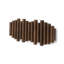 5 - Hook Solid Wood Coat Rack-43874429