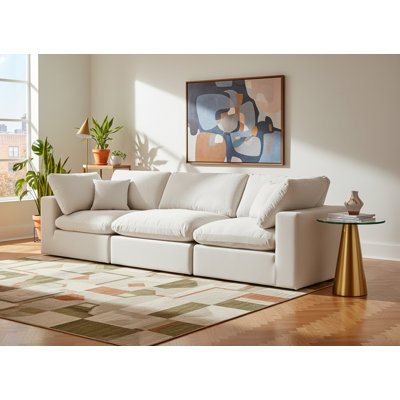 Ivoryanna 119'' Velvet Sofa