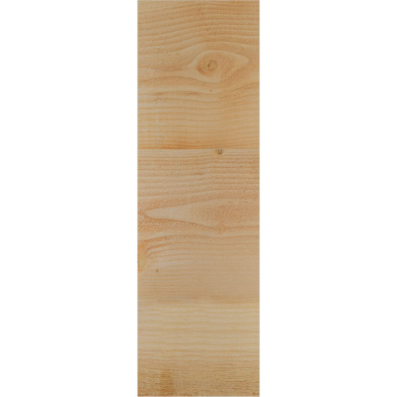 Corbeau Del Monte avec contre-plaque, H 26 po x l 8 po x P 14 po, Sapin de Douglas, Sciage brut