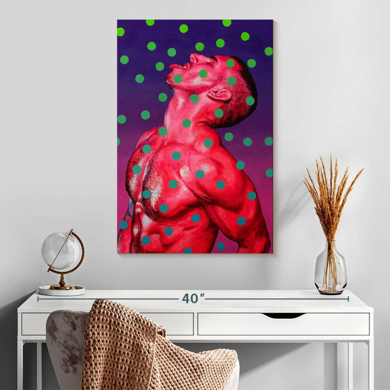 Leisha Ultraviolet Guy, 30" H x 20" W