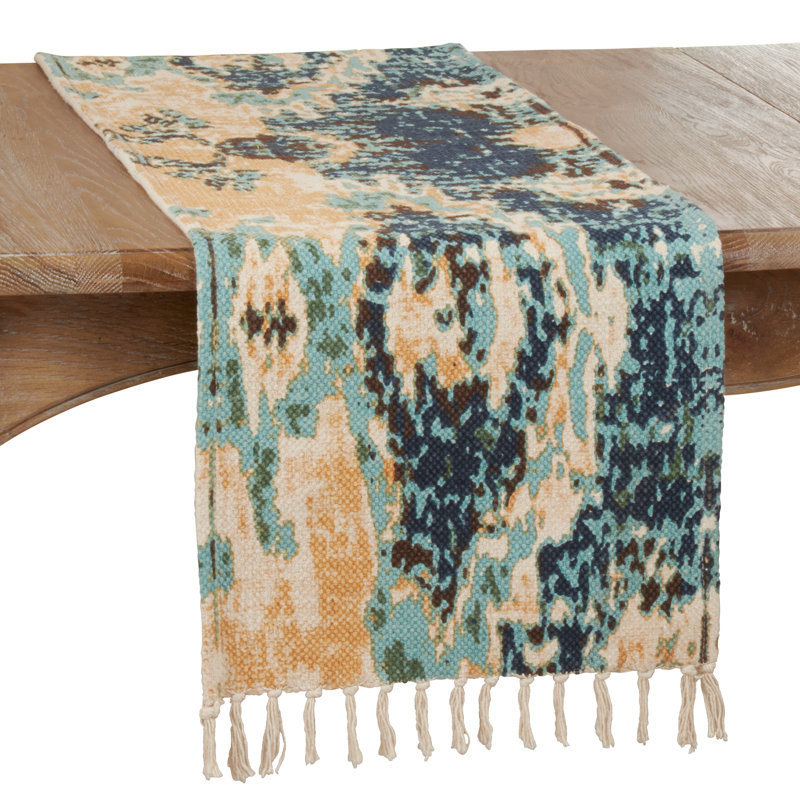 Hafner Abstract 100% Cotton Table Runner