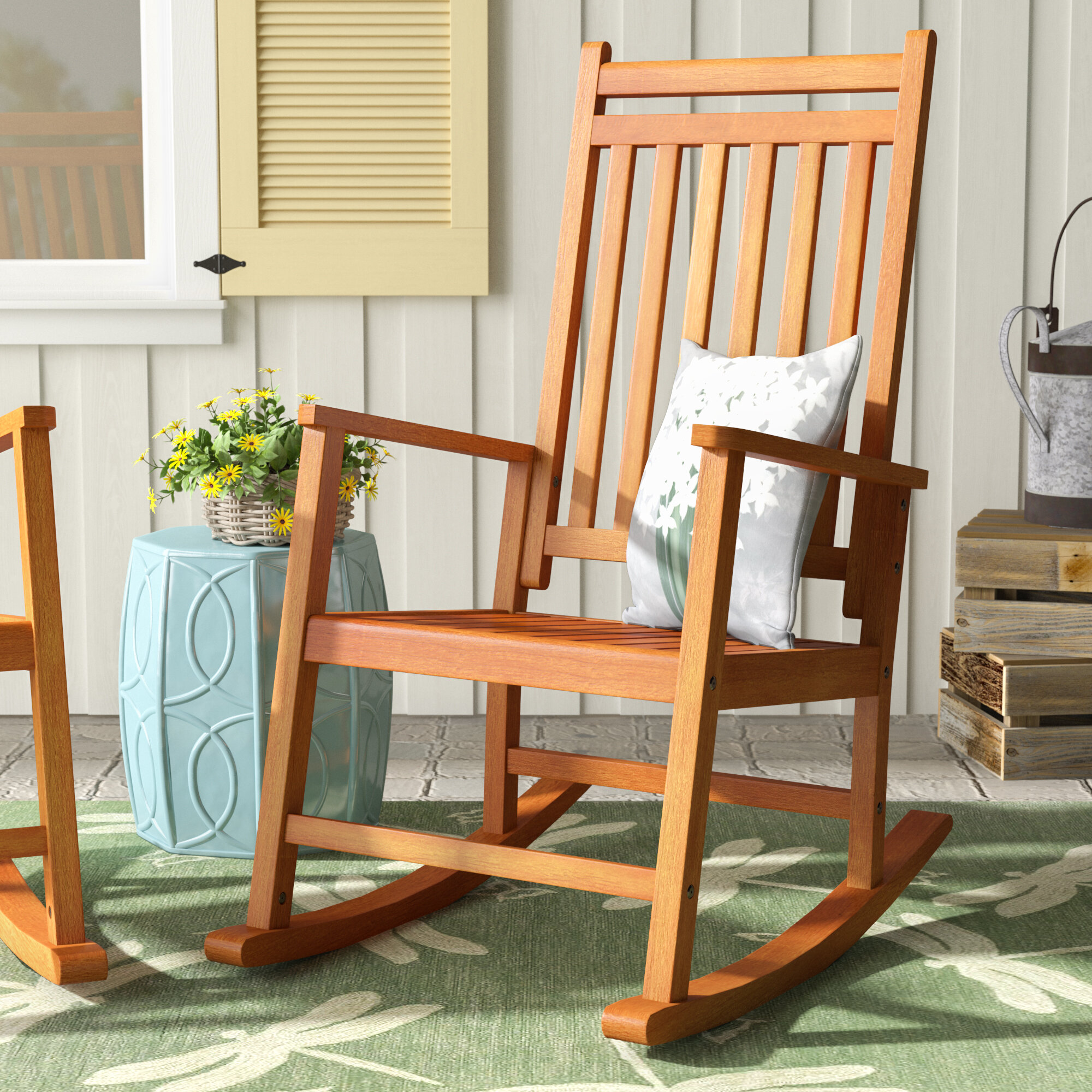 Industrial Patio Rocking Chairs Gliders You ll Love Wayfair