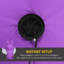 Chauve-souris gonflable de décoration d'Halloween Outsunny