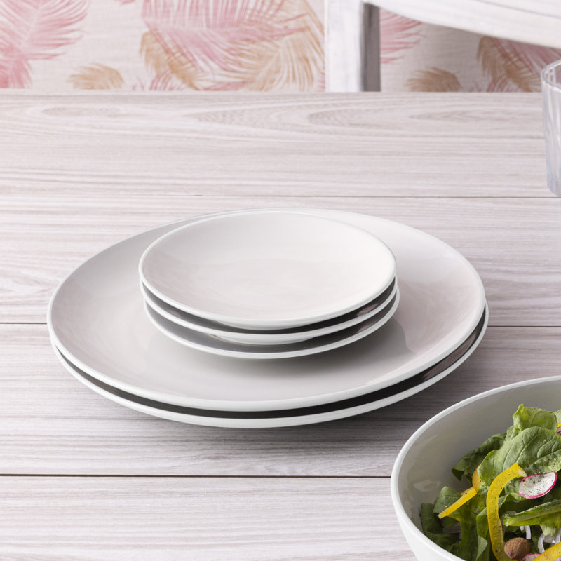Mini-assiettes Noritake Colorwave, 6 1/4 po, Blanc