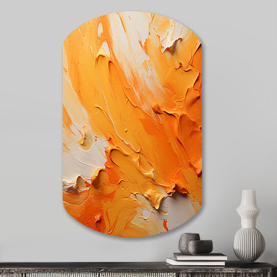Chidinma - Landscapes Asymmetrical Metal Wall Art, Modern Cylinder Metal Art Print
