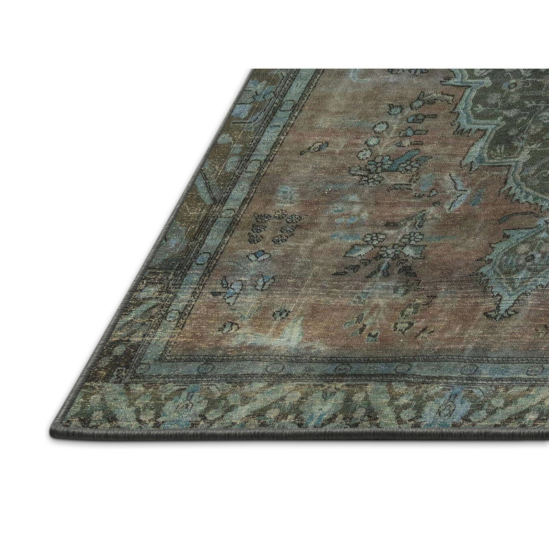 Abstract Indoor Rug, Rectangle 4' x 6'