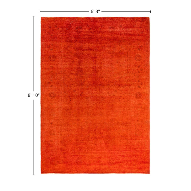Klazien One-of-a-Kind 6' 3" X 8' 10" Hand Knotted Area Rug