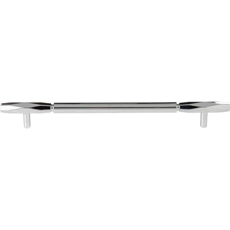 Kingsmill Bar Pull, Polished Chrome, 8 13/16" Center to Center