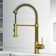 Edison 19" H 1-handle Pull-Down 2-Function Sprayer Kitchen Faucet