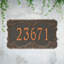 Plaque d'adresse murale 1 ligne Signature Series-716170903-716170896-716170894