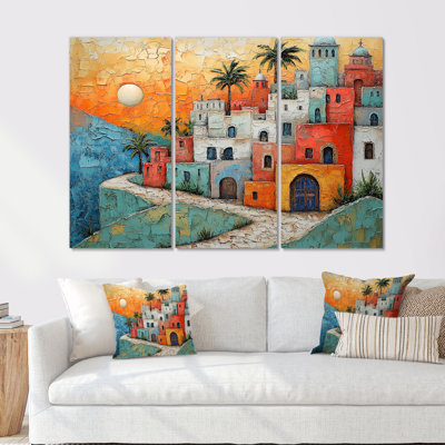 Maroc, ancien village, ensemble de décoration murale Casablanca