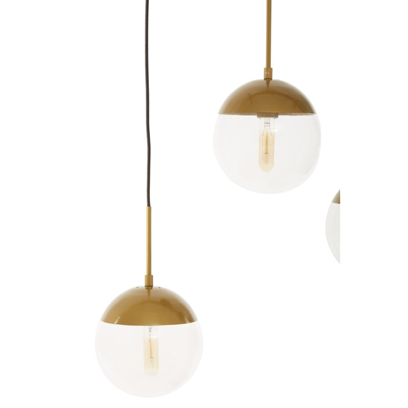 Royce 5 - Light Kitchen Island Pendant, Gold