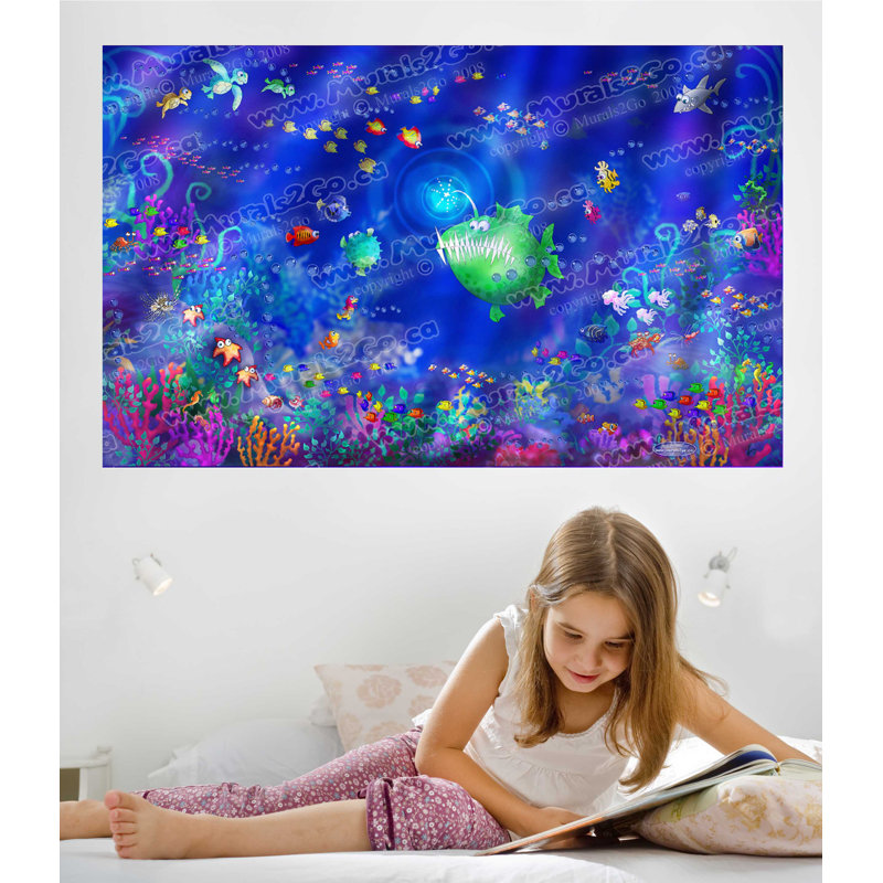 Adhésif décoratif Sea Life, H 15 po x l 24 po