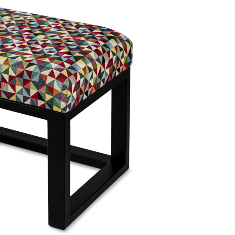 Ohiowa Velvet Upholstered Bench, 45 x 120 x 30cm