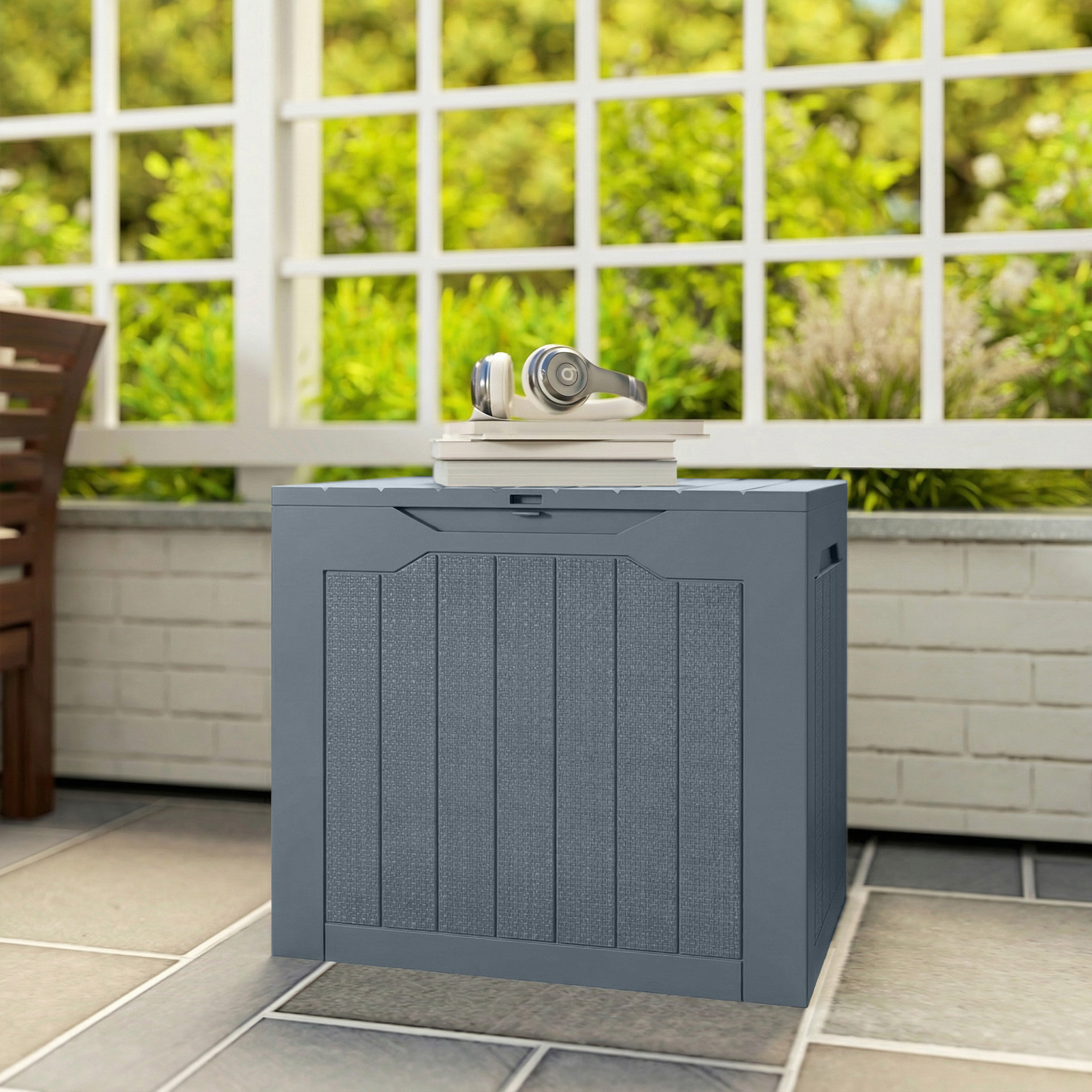 Storage Box External Outsunny Outdoor Storage Box & Reviews | Wayfair.co.uk