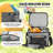 VEVOR 24 Quarts Picnic Tote Bag Cooler in Gray